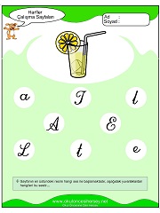 L Sesi Çalışma Sayfaları